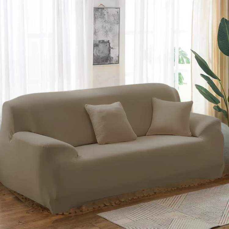 FUNDA SALA FABULOSA MUEBLE LYCRA 3 2 1 ARENA - 2