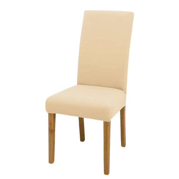 FUNDA SALA FABULOSA SILLA 8PZS LYCRA ENTERO CREMA - 1