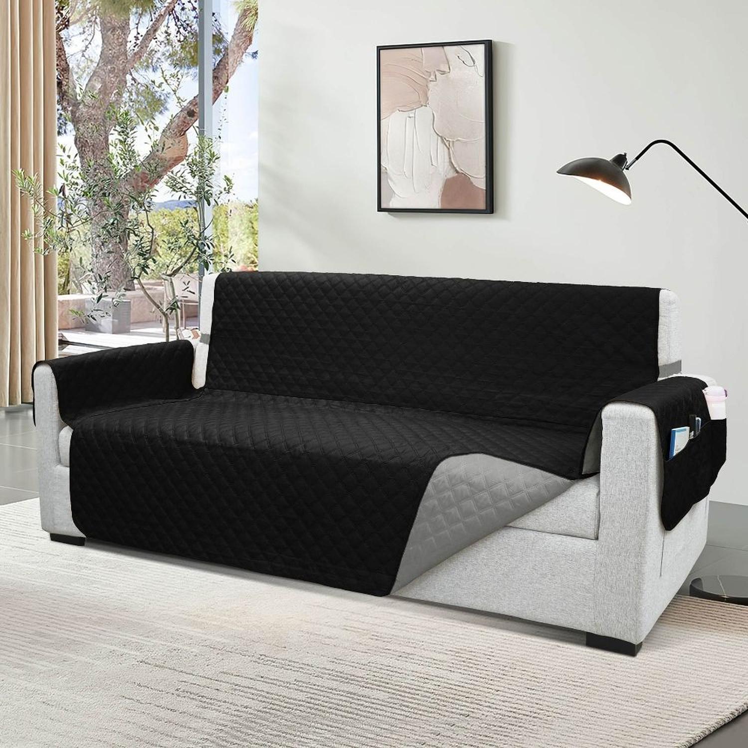 PROTECTOR DE MUEBLE 3-2-1 ANTIFLUÍDO Y REVERSIBLE - NEGRO/GRIS - 3