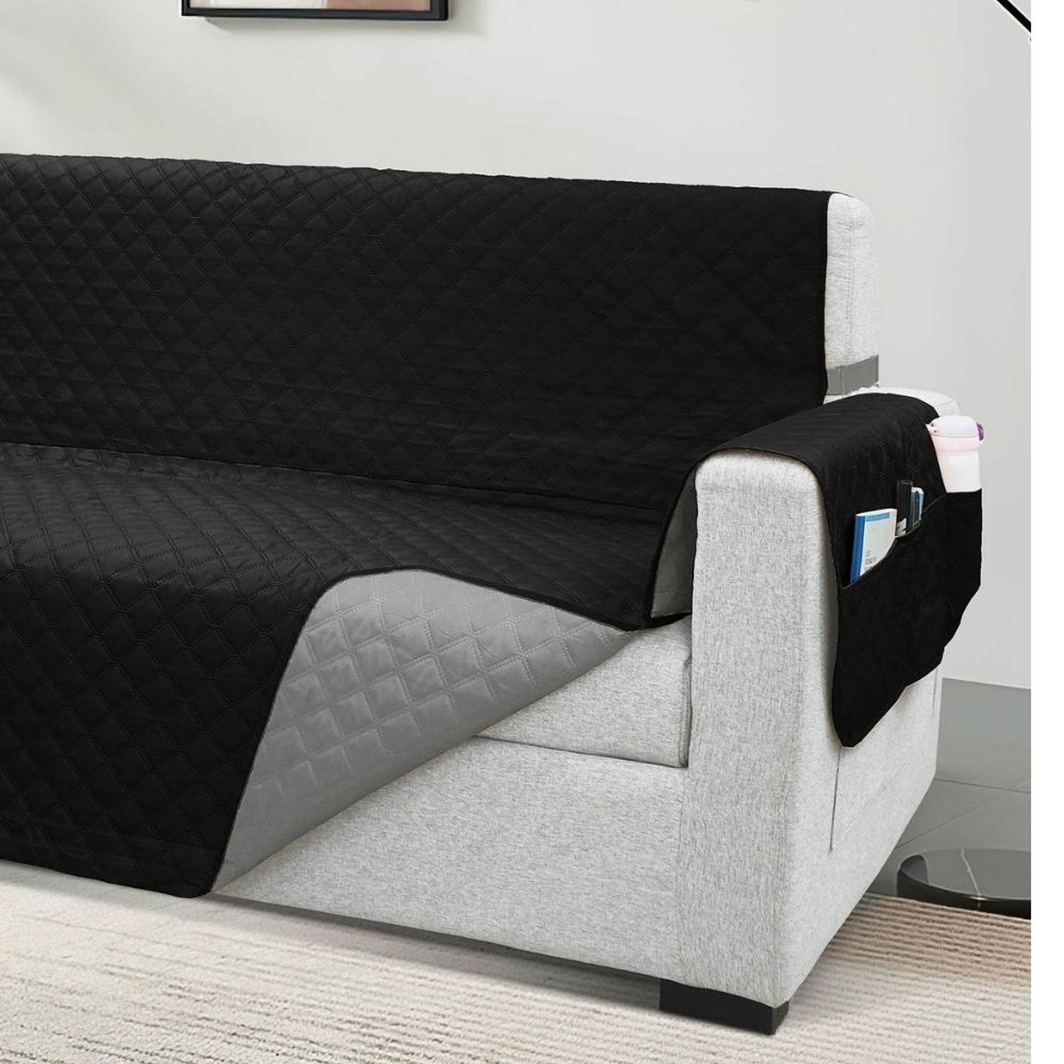 PROTECTOR DE MUEBLE 3-2-1 ANTIFLUÍDO Y REVERSIBLE - NEGRO/GRIS - 4