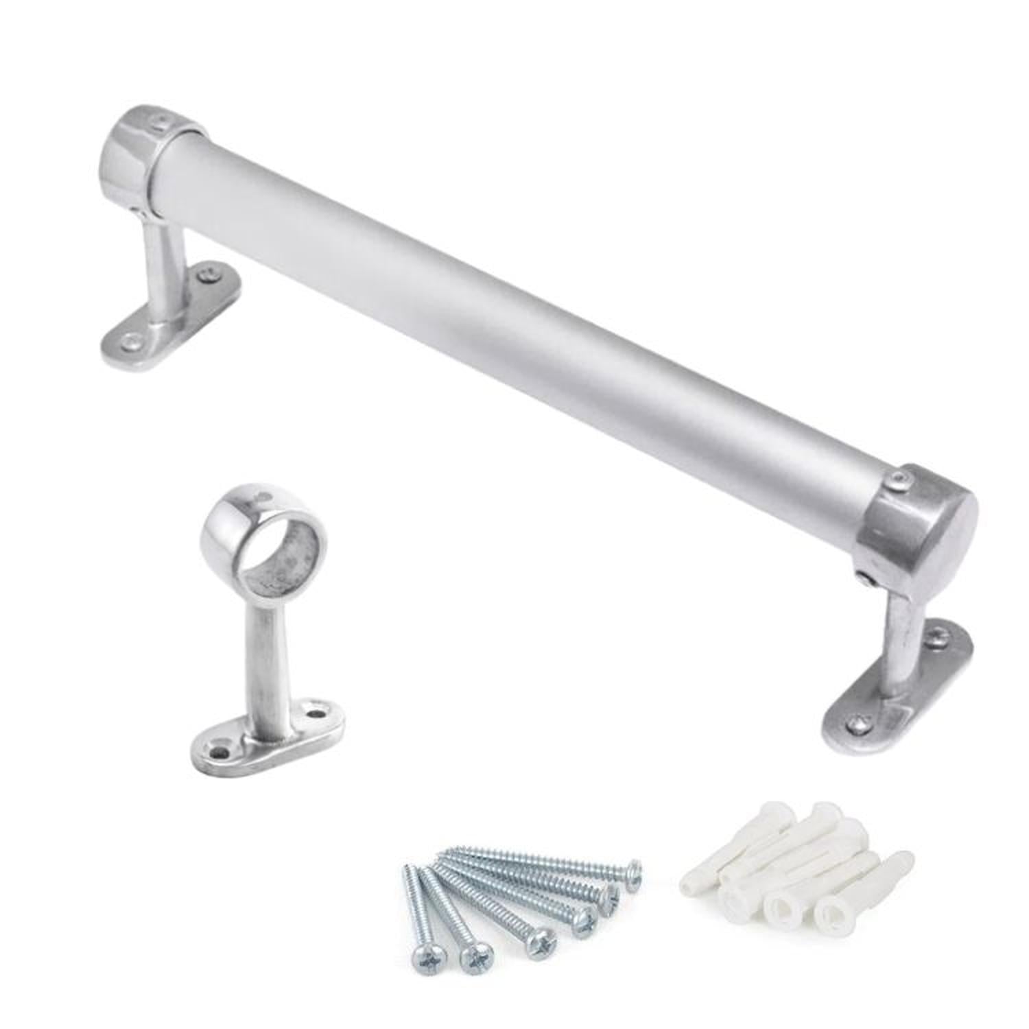 TUBO NACIONAL GRADUABLE DE CORTINA EXTENDIBLE DE 1.50 A 3.0' MTS - PLATEADO - 3