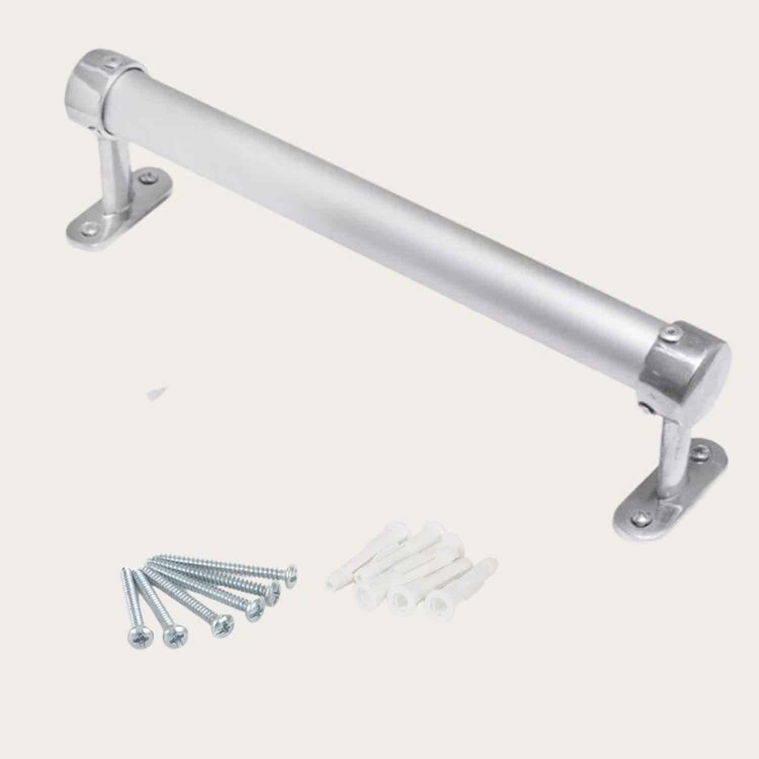 TUBO NACIONAL GRADUABLE DE CORTINA EXTENDIBLE DE 0.75 A 1.50 MTS - PLATEADO - 4