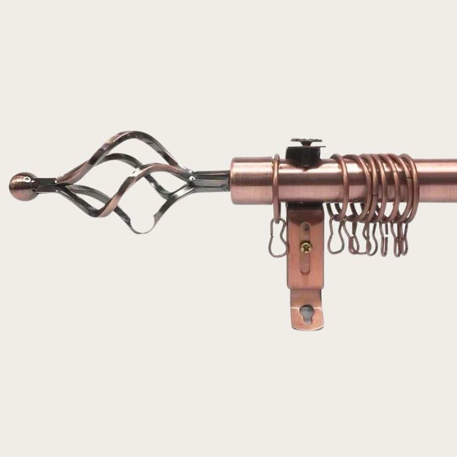 TUBO GRADUABLE DE CORTINA EXTENDIBLE DE 1.60 A 3 MTS - BRONCE - 3