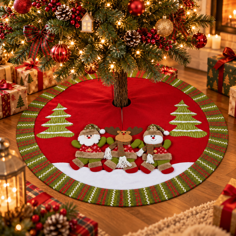 PISO DE ÁRBOL NAVIDEÑO MERRY CHRISTMAS - 2