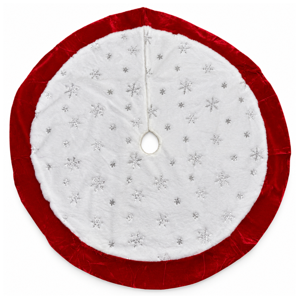 PISO DE ÁRBOL NAVIDEÑO WHITE CHRISTMAS PELUCHE - 2