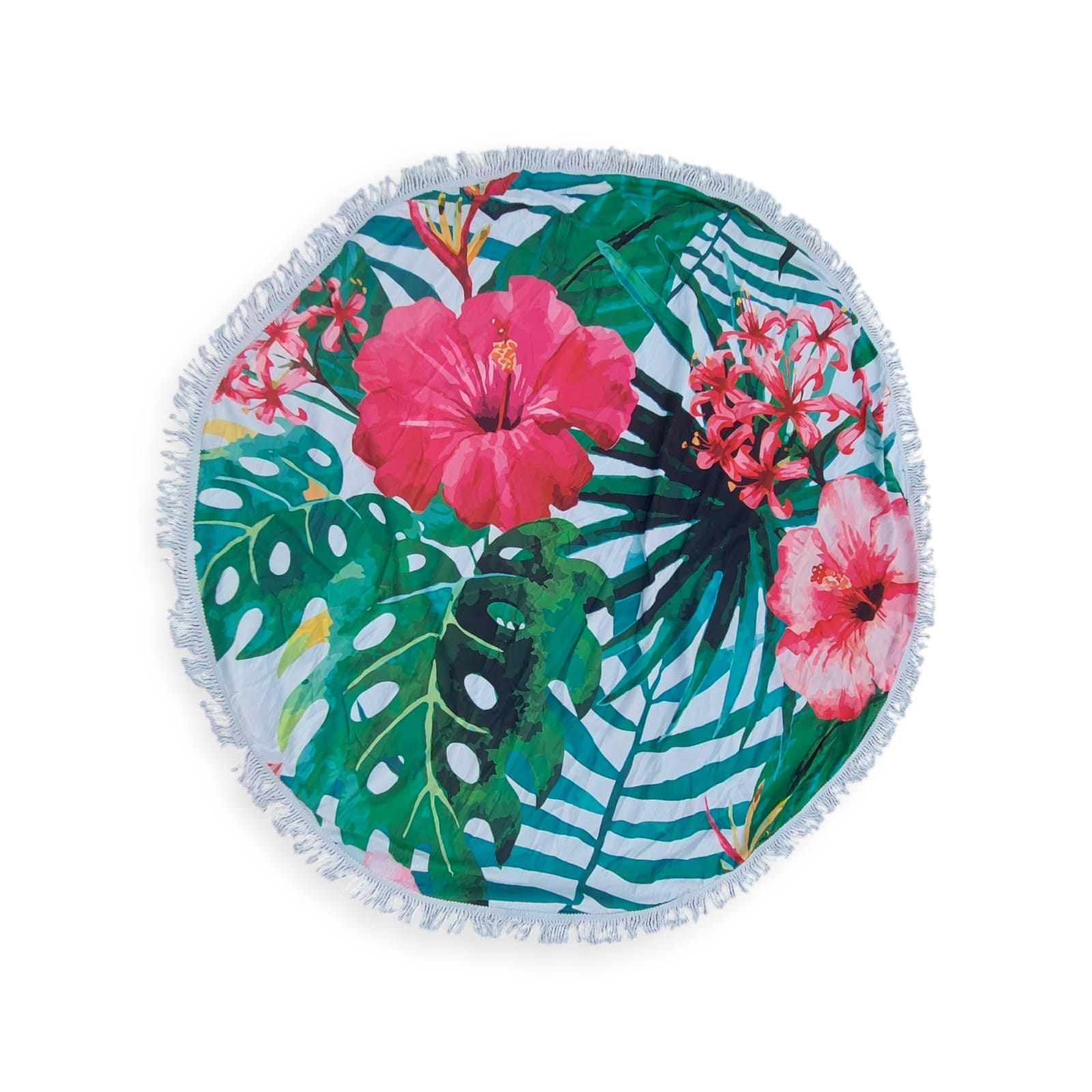 TOALLA CIRCULAR MICROFIBRA MUJER MULTICOLOR MANDALA PICNIC - 1