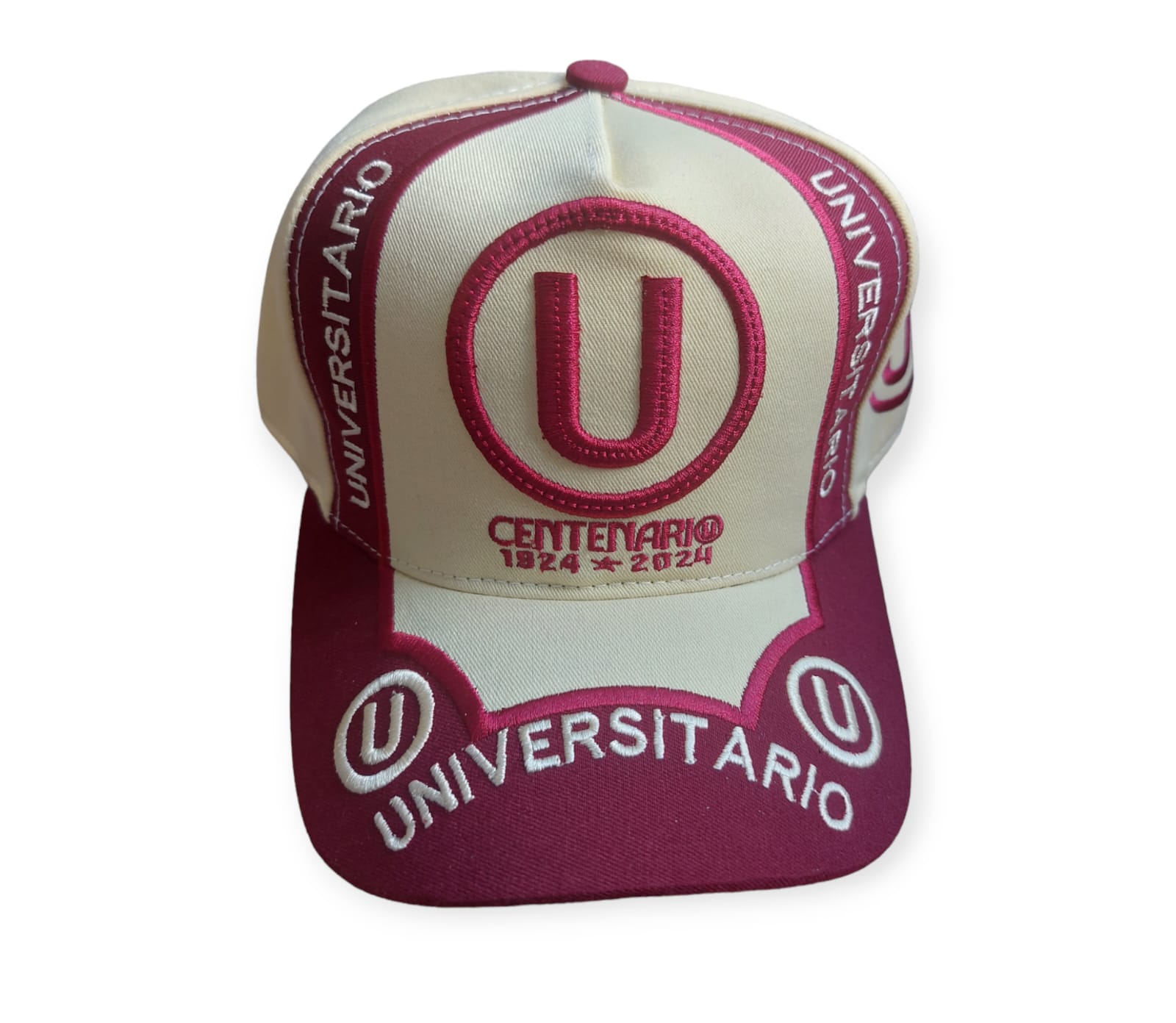 GORRA VISERA CURVO GUINDA DE TU EQUIPO FAVORITO ADULTO CORREA AJUSTABLE - 1