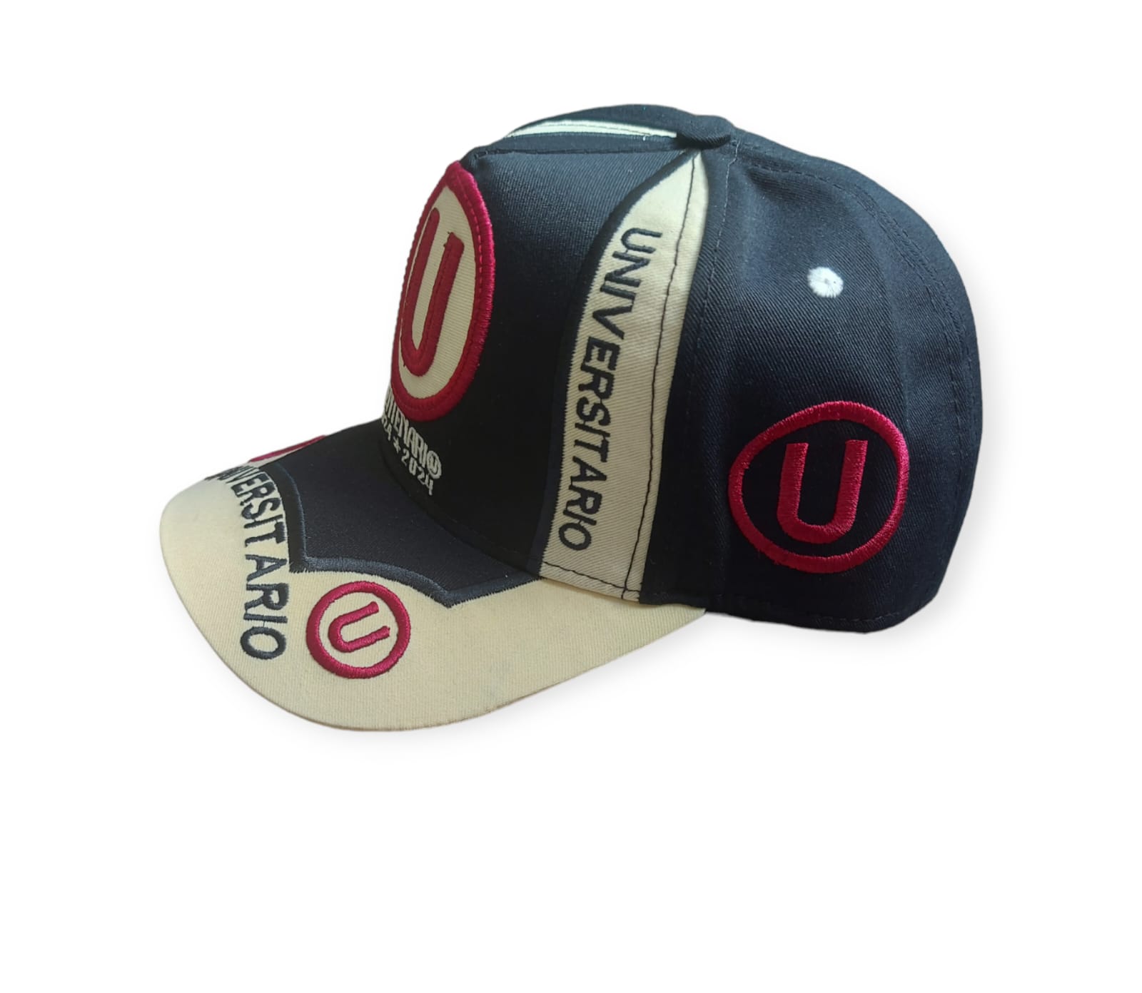 GORRA VISERA CURVO NEGRO DE TU EQUIPO FAVORITO ADULTO CORREA AJUSTABLE - 2