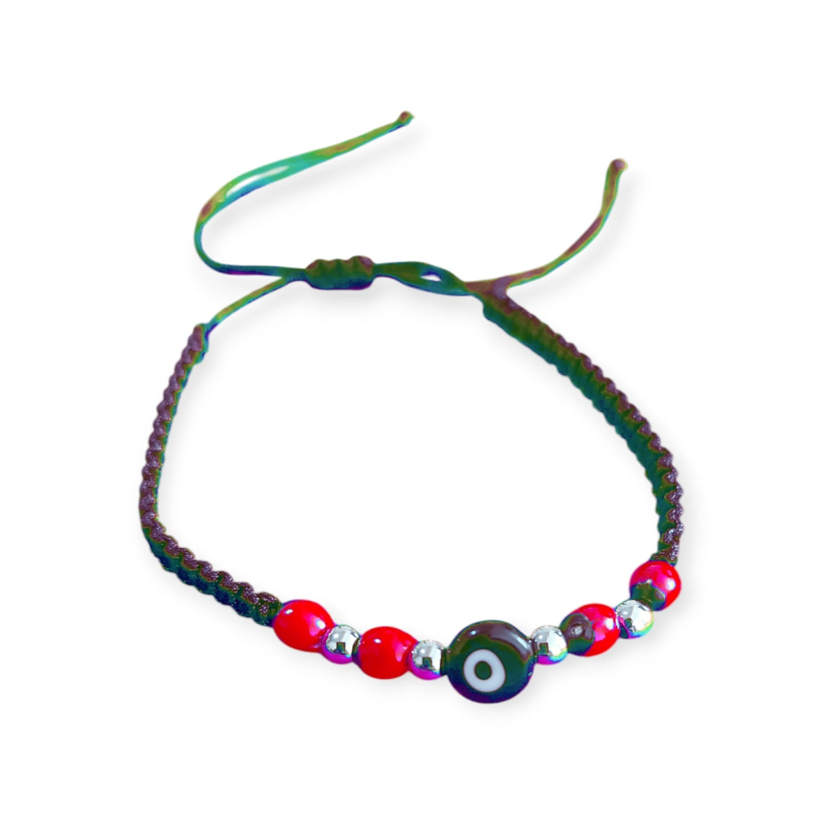 PULSERAS TEJIDAS DE HILO AJUSTABLES - 3