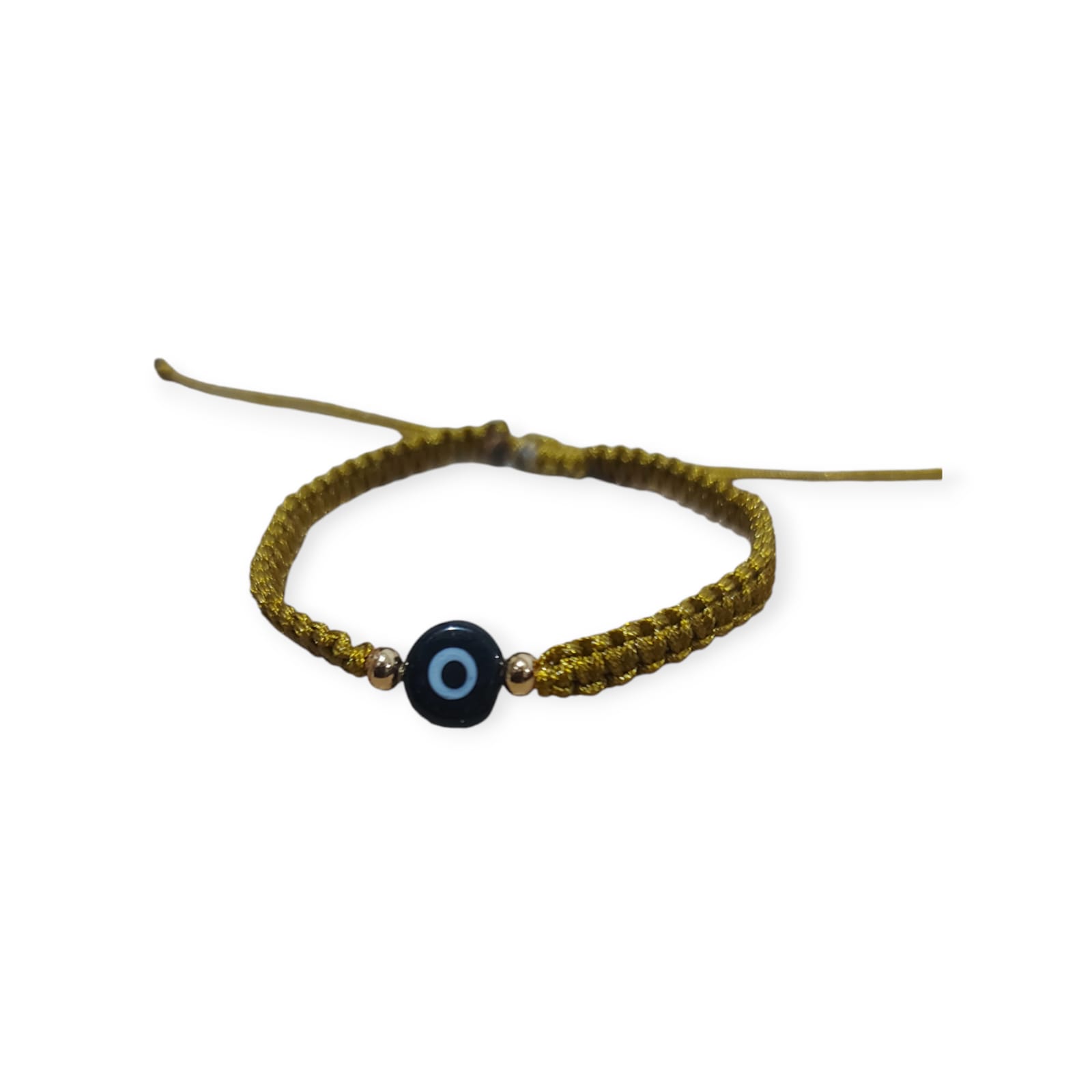 PULSERAS TEJIDAS DE HILO AJUSTABLES- OJOS TURCOS - 3