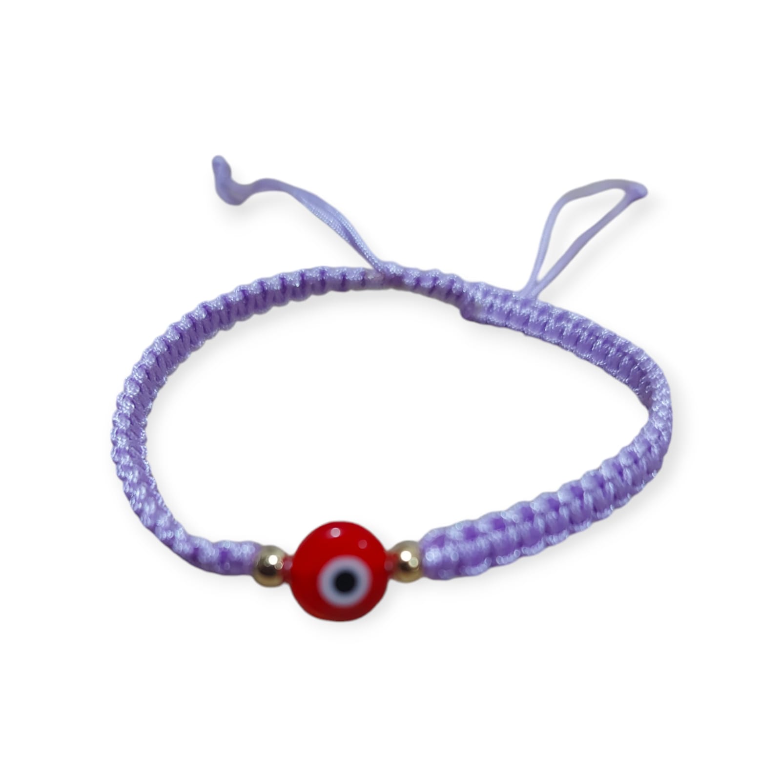 PULSERAS TEJIDAS DE HILO AJUSTABLES- OJOS TURCOS - 7