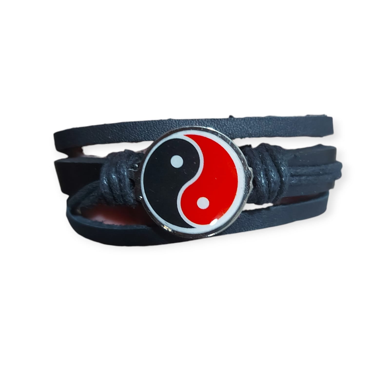 PULSERA DE CUERO AJUSTABLE – ESTILO MODERNO Y ELEGANTE - 1