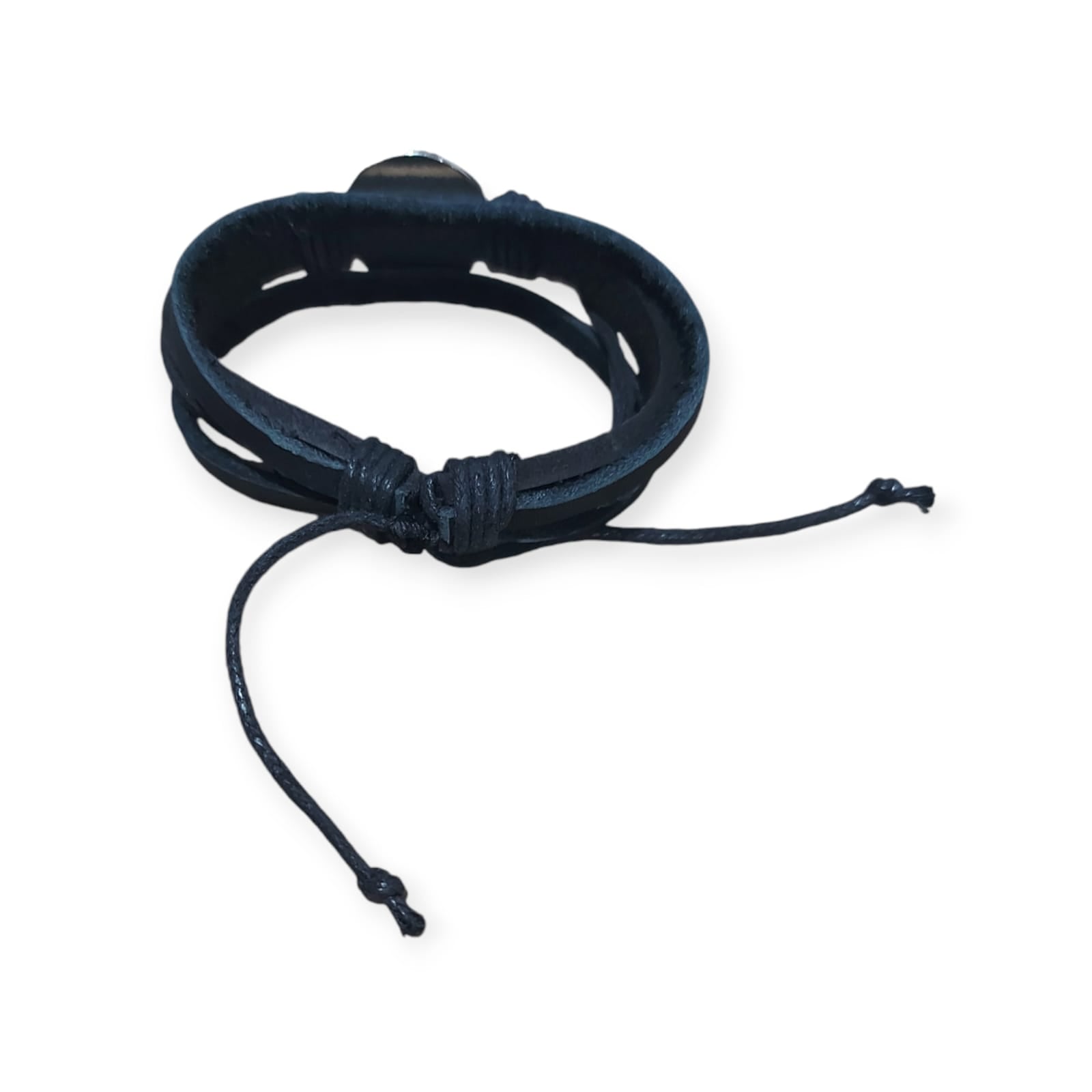 PULSERA DE CUERO AJUSTABLE – ESTILO MODERNO Y ELEGANTE - 2