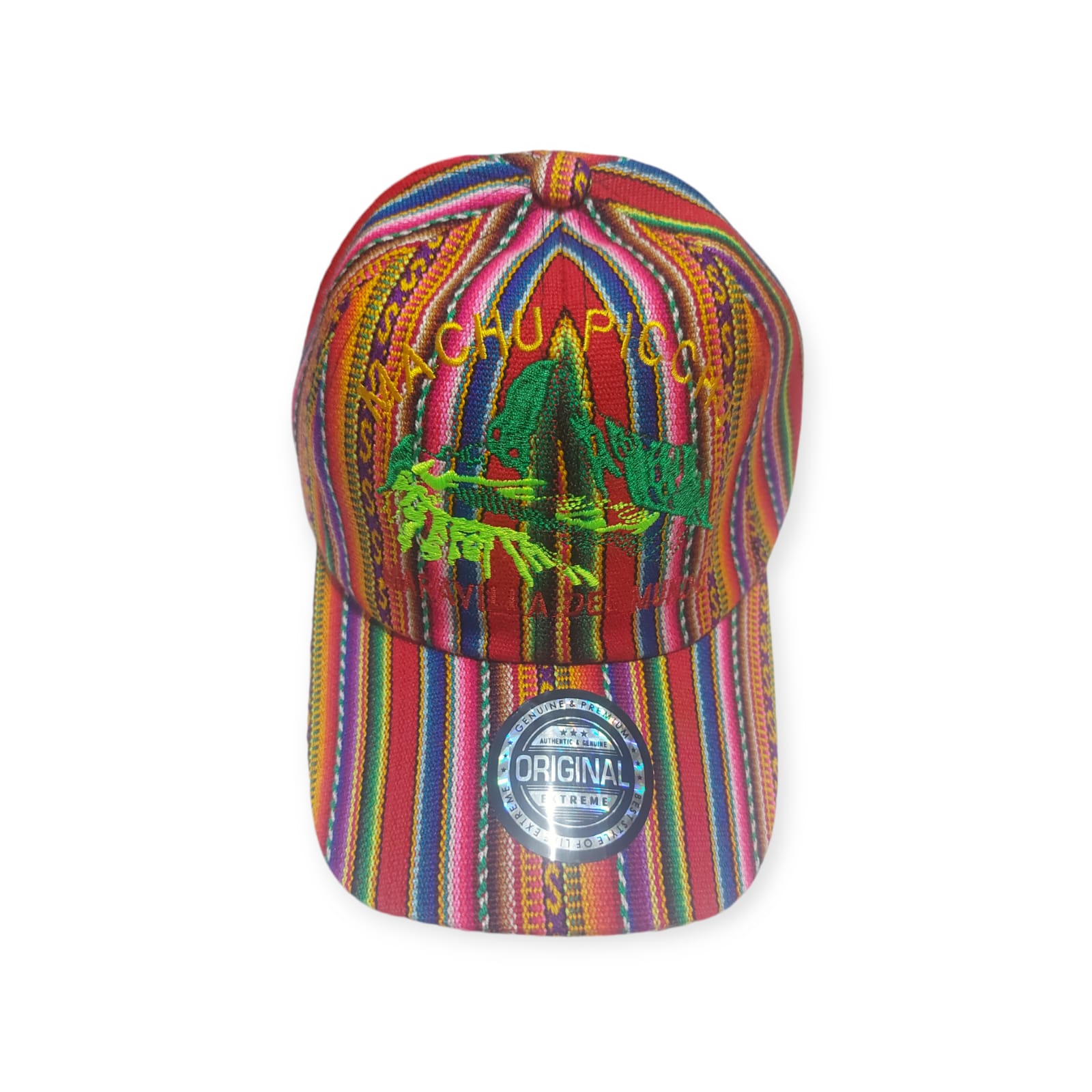 GORRA CON BORDADO DE PERU PARA ADULTOS - 1