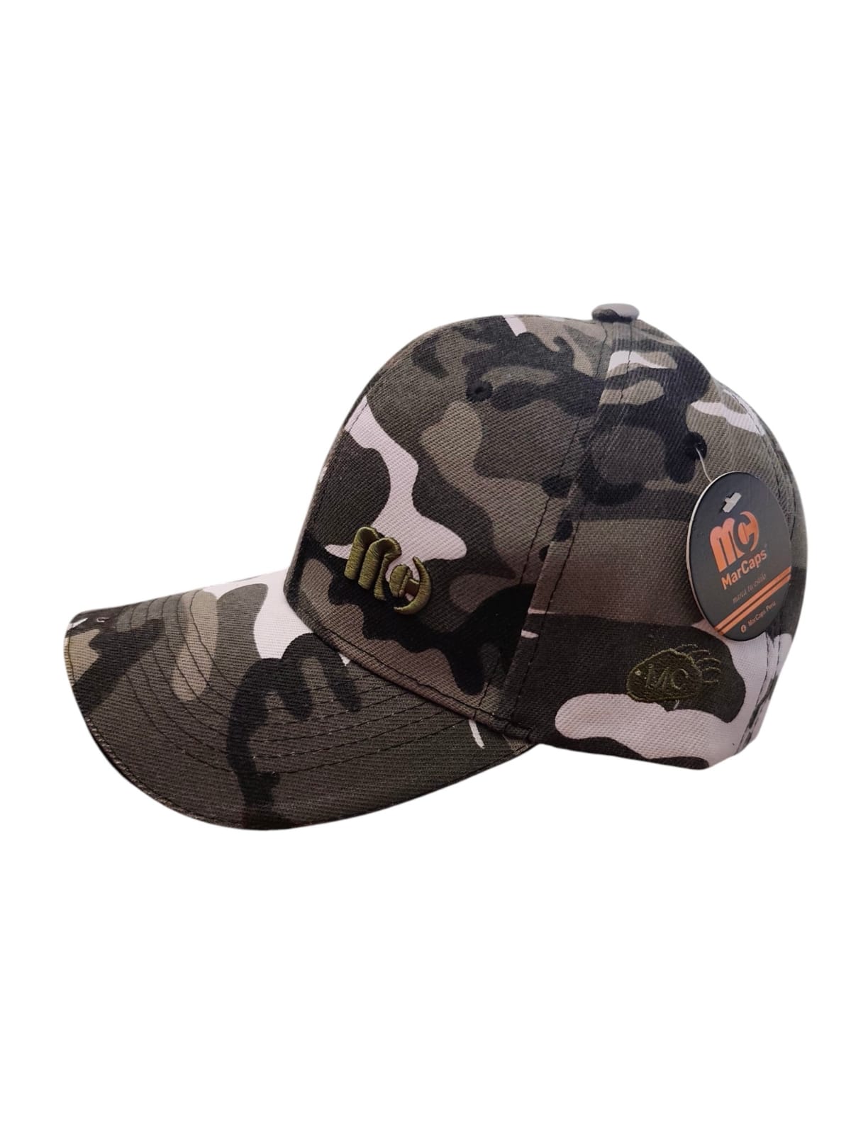 GORRA DE LONA COLOR MILITAR CON HEBILLA AJUSTABLE – ESTILO URBANO - 2