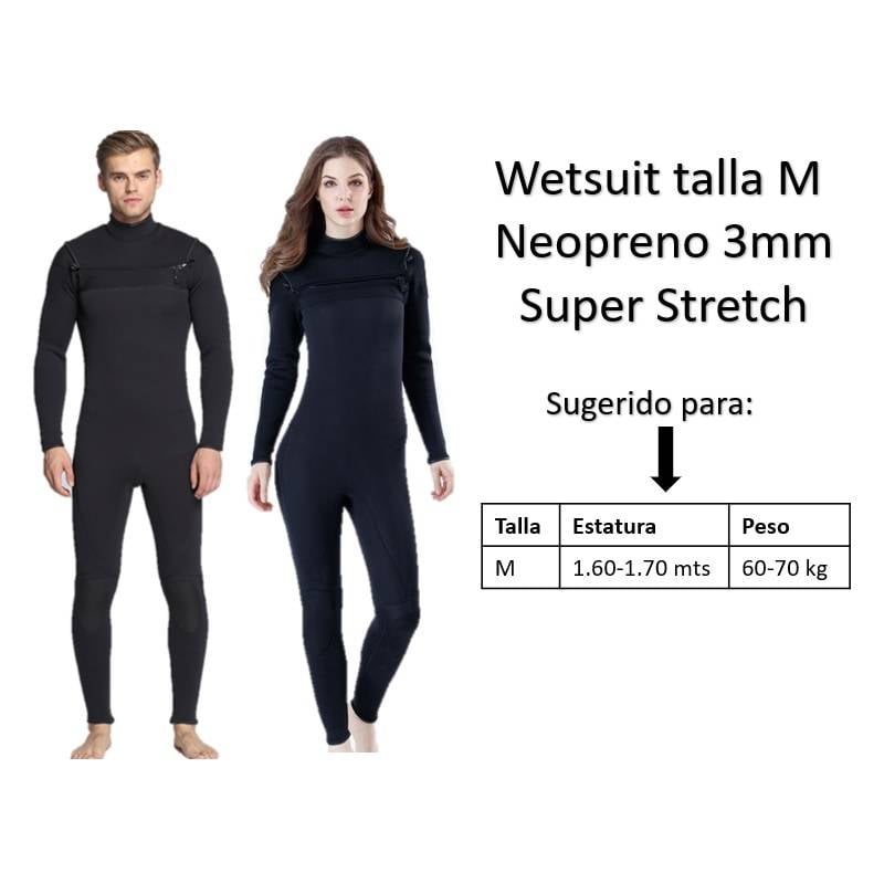 WETSUIT M CIERRE PECHO NEOPRENO 3MM - 2