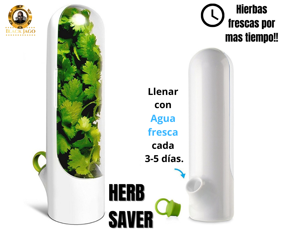 TAPERS BLANCO CONSERVADORES HIERBAS VERDURAS FRESCAS MAS TIEMPO HERB SAVER - 1
