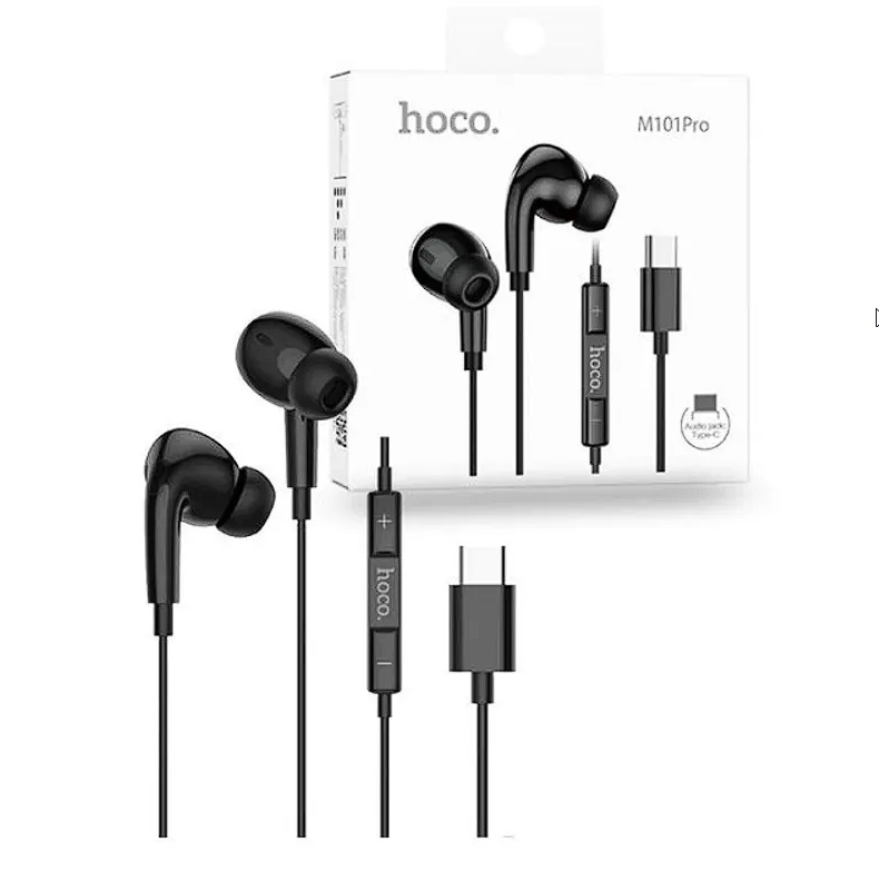 AUDÍFONOS HOCO IN-EAR M101 PACK X2 TIPO C - 1