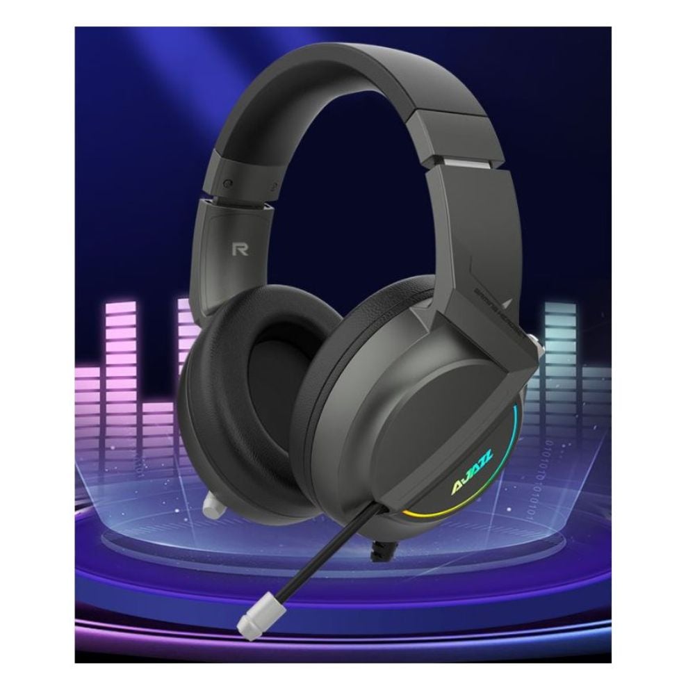 AUDIFONOS SONIDO ENVOLVENTE 7.1 LUCES GAMER RGB PARA PC/ LAPTOP - 1