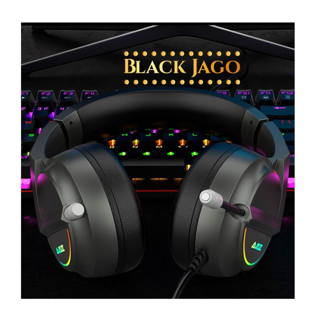 AUDIFONOS SONIDO ENVOLVENTE 7.1 LUCES GAMER RGB PARA PC/ LAPTOP - 2
