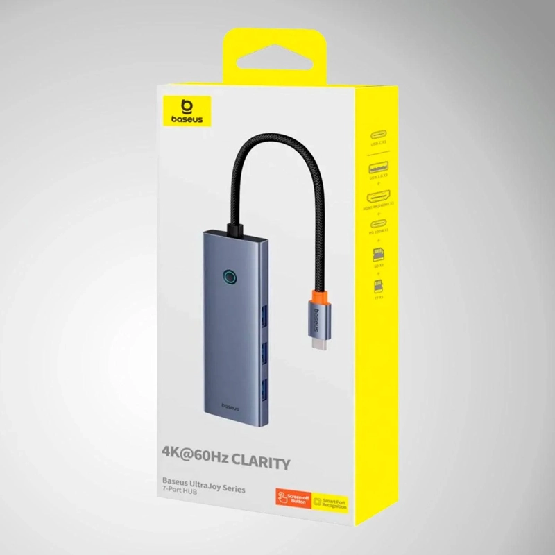 HUB BASEUS 7 EN 1 HDMI 4K 60HZ 100W PD - 4