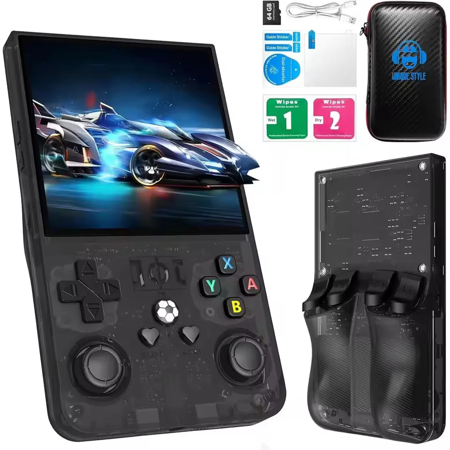 R36 MAX 128GB PANTALLA IPS 4 PULG NEGRO MAS ESTUCHE - 1
