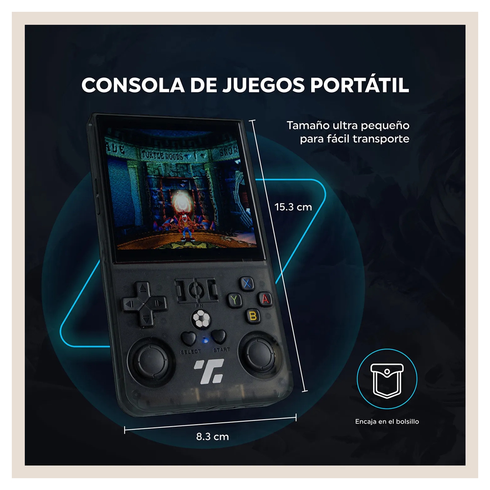 R36 MAX 128GB PANTALLA IPS 4 PULG NEGRO MAS ESTUCHE - 9