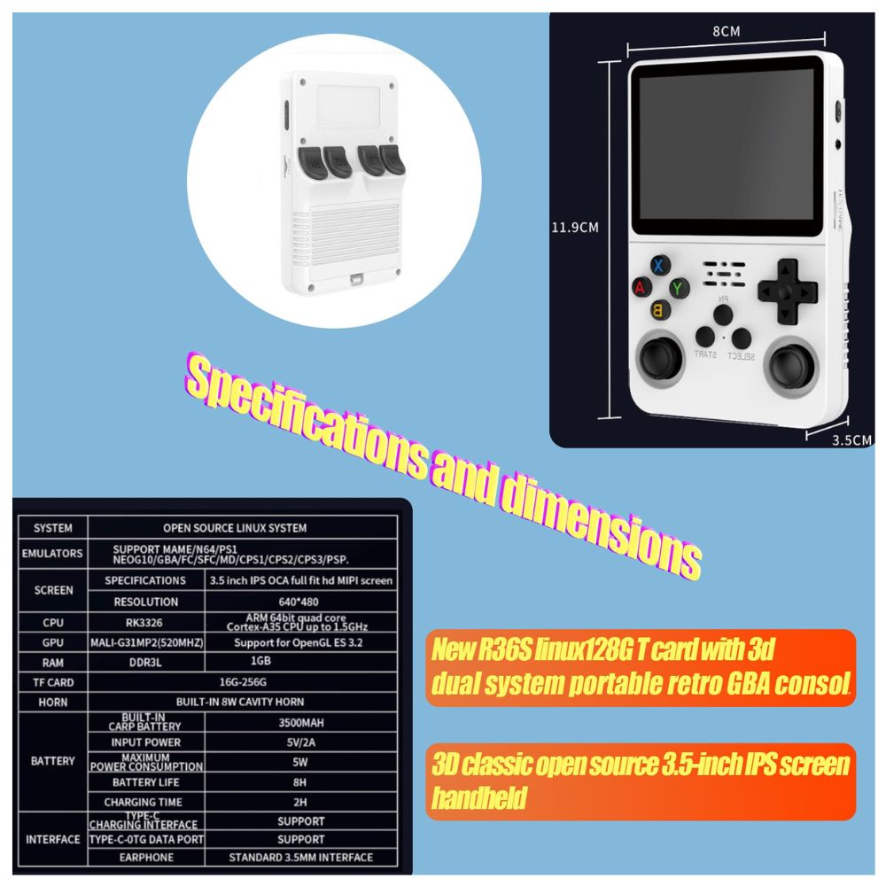R36S ARKOS 128GB BLANCO - 4