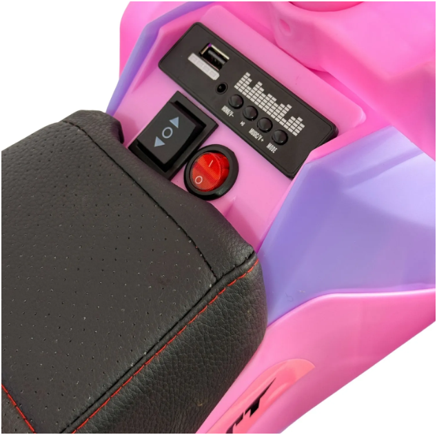 CARRITO DE BEBE BUGGY CON BLUETOOTH, CONTROL REMOTO, BATERIA, MOTOR, LUCES, MUSICA, 3 EN 1 KODIRAPTOR - 2