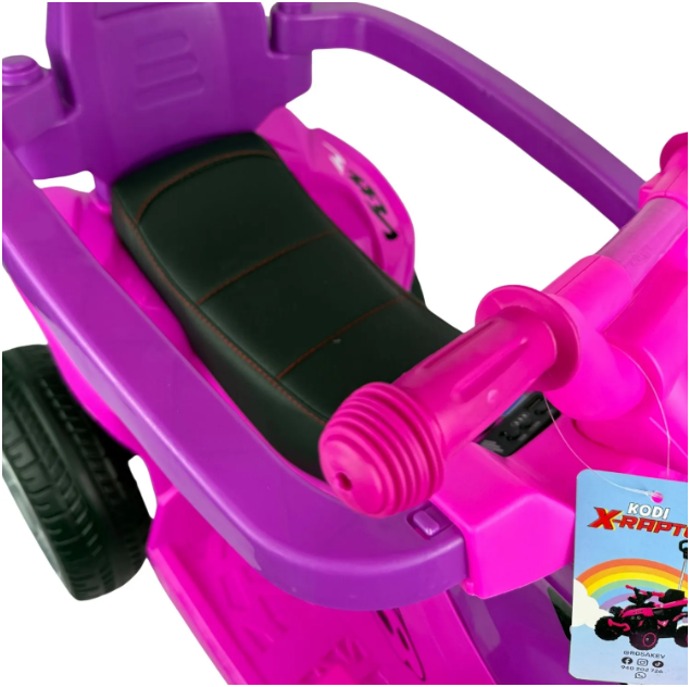 CARRITO DE BEBE BUGGY CON BLUETOOTH, CONTROL REMOTO, BATERIA, MOTOR, LUCES, MUSICA, 3 EN 1 KODIRAPTOR - 4