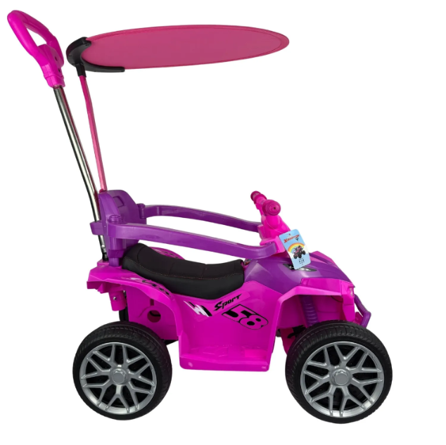 CARRITO DE BEBE BUGGY CON BLUETOOTH, CONTROL REMOTO, BATERIA, MOTOR, LUCES, MUSICA, 3 EN 1 KODIRAPTOR - 5