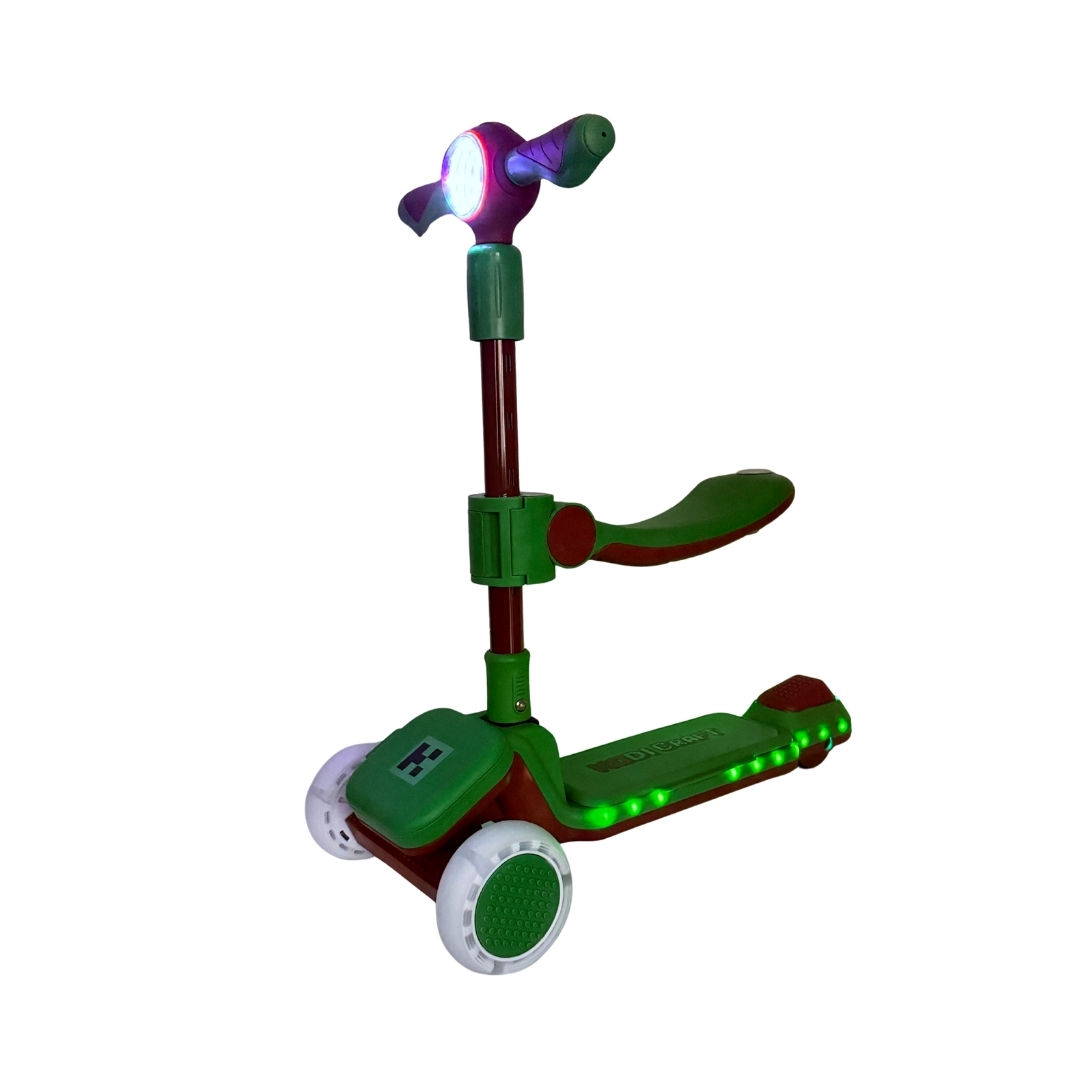 SCOOTER PARA NIÑOS CON BLUETOOTH, LUCES, SET DE PROTECCIÓN, KODICRAFT - 3