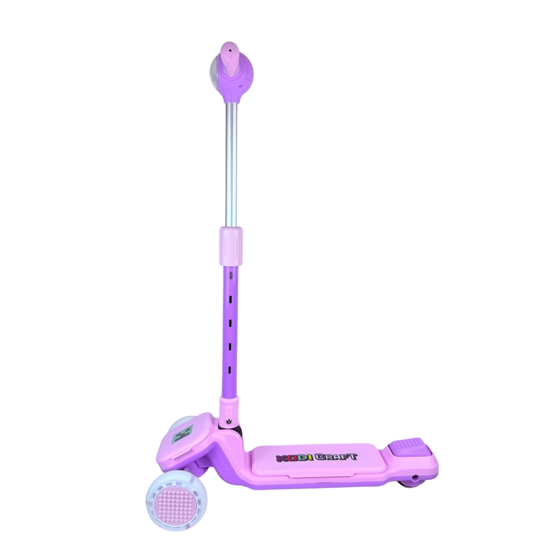 SCOOTER PARA NIÑOS CON BLUETOOTH, LUCES, SET DE PROTECCIÓN, KODICRAFT - 5