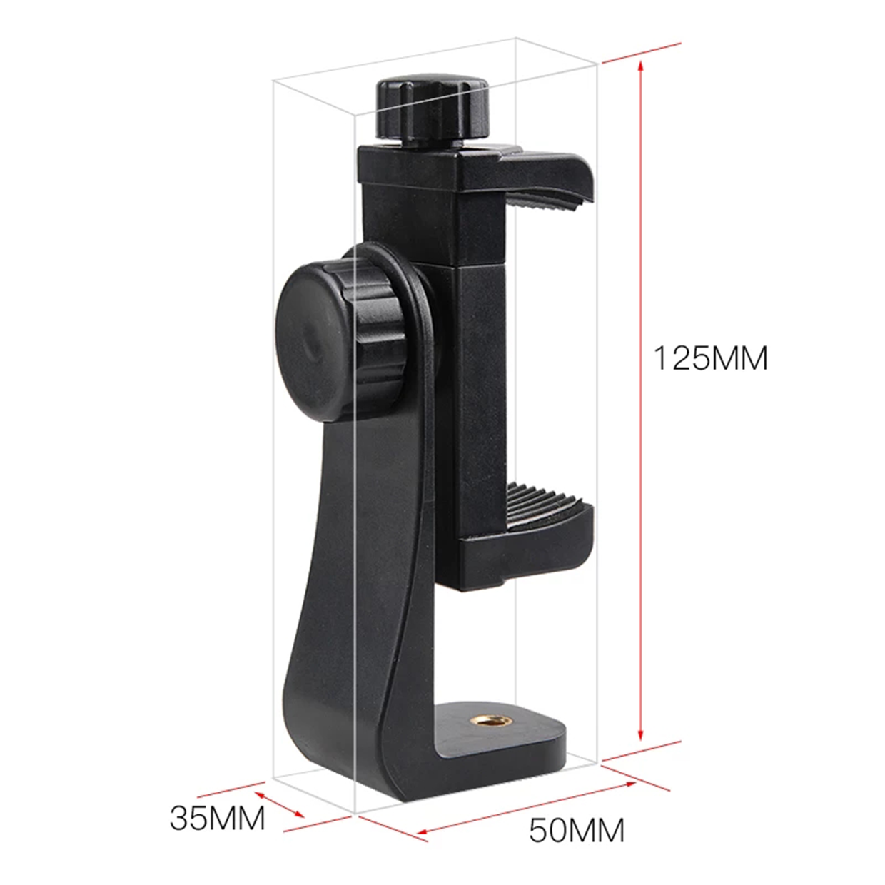 ADAPTADOR UNIVERSAL CELULAR A TRÍPODE 360° - 6