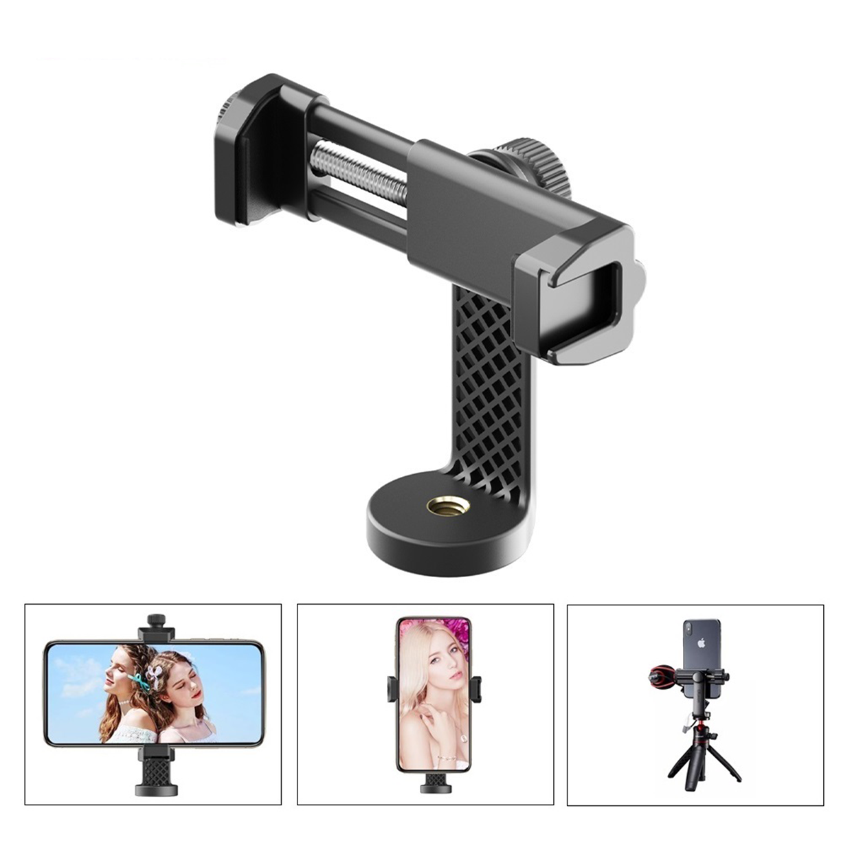 ADAPTADOR UNIVERSAL CELULAR A TRÍPODE ULANZI ST-17 360° - 3