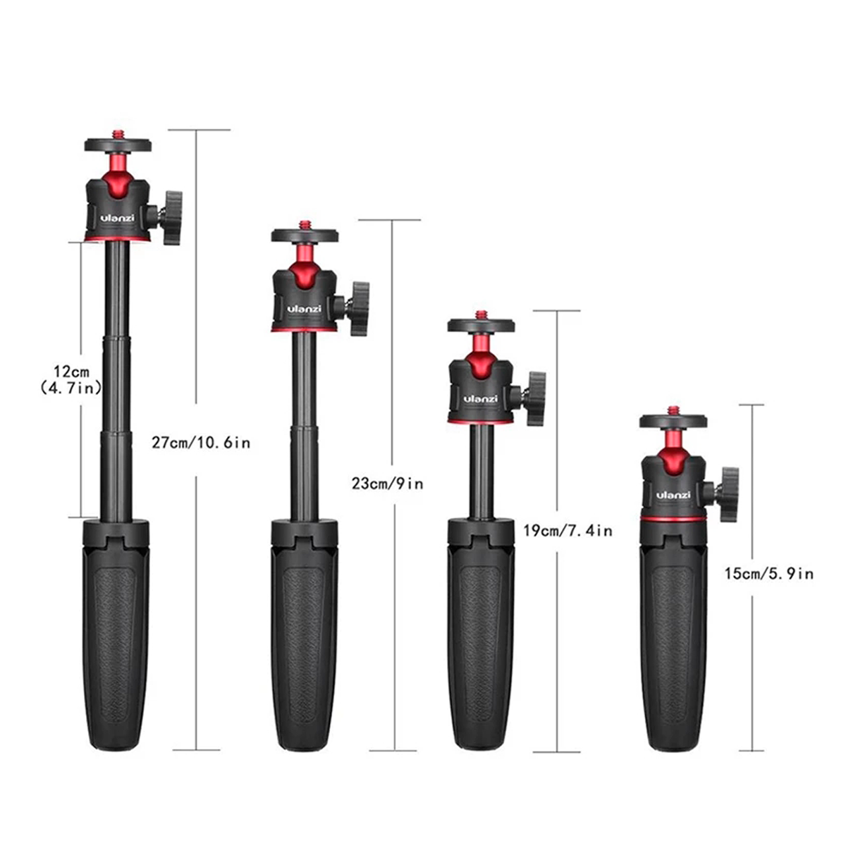 TRÍPODE ULANZI MT-08 SELFIE STICK CELULARES CÁMARAS - 7