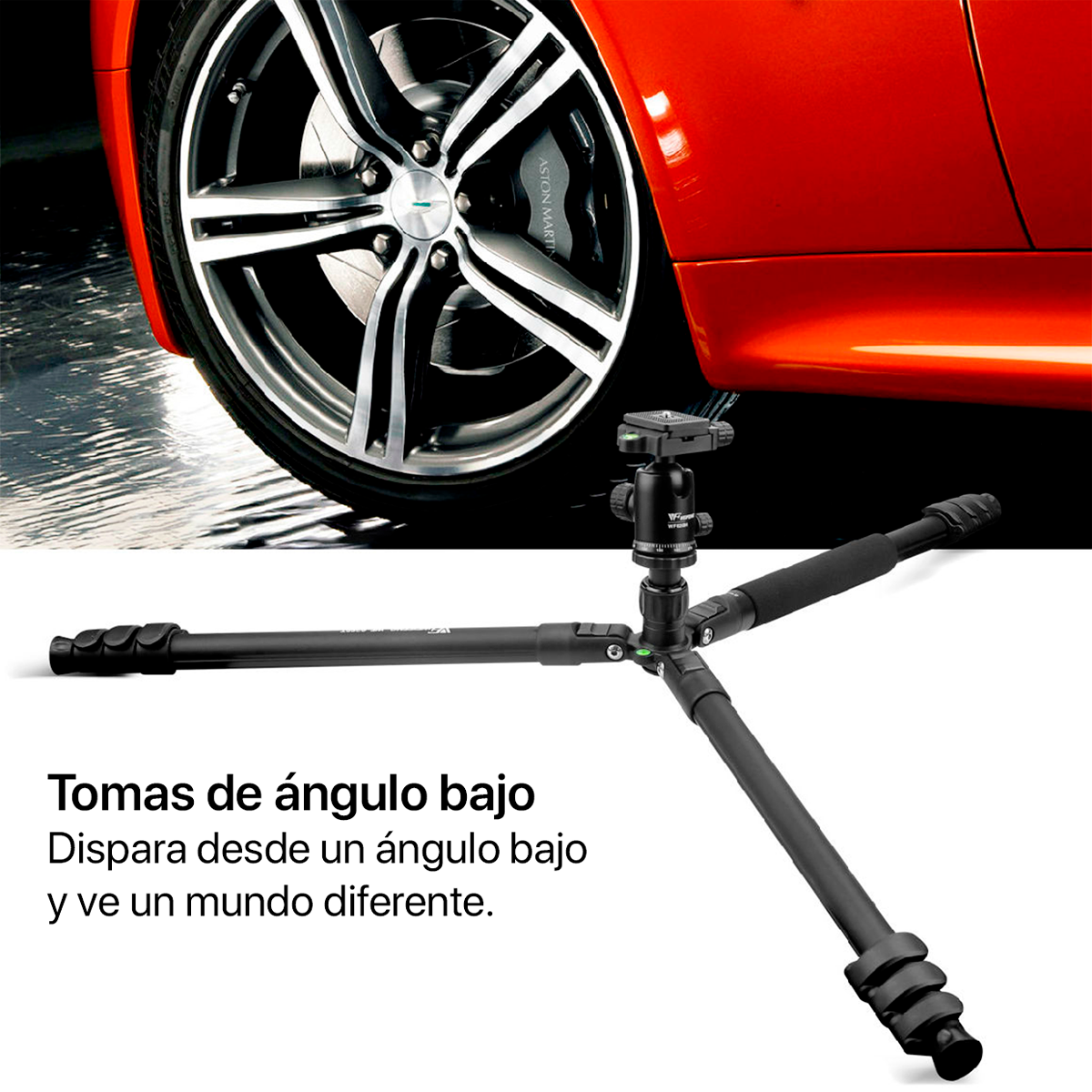 TRÍPODE PROFESIONAL WEIFENG WF-6627 155 CM + DISPARADOR BLUETOOTH - 7