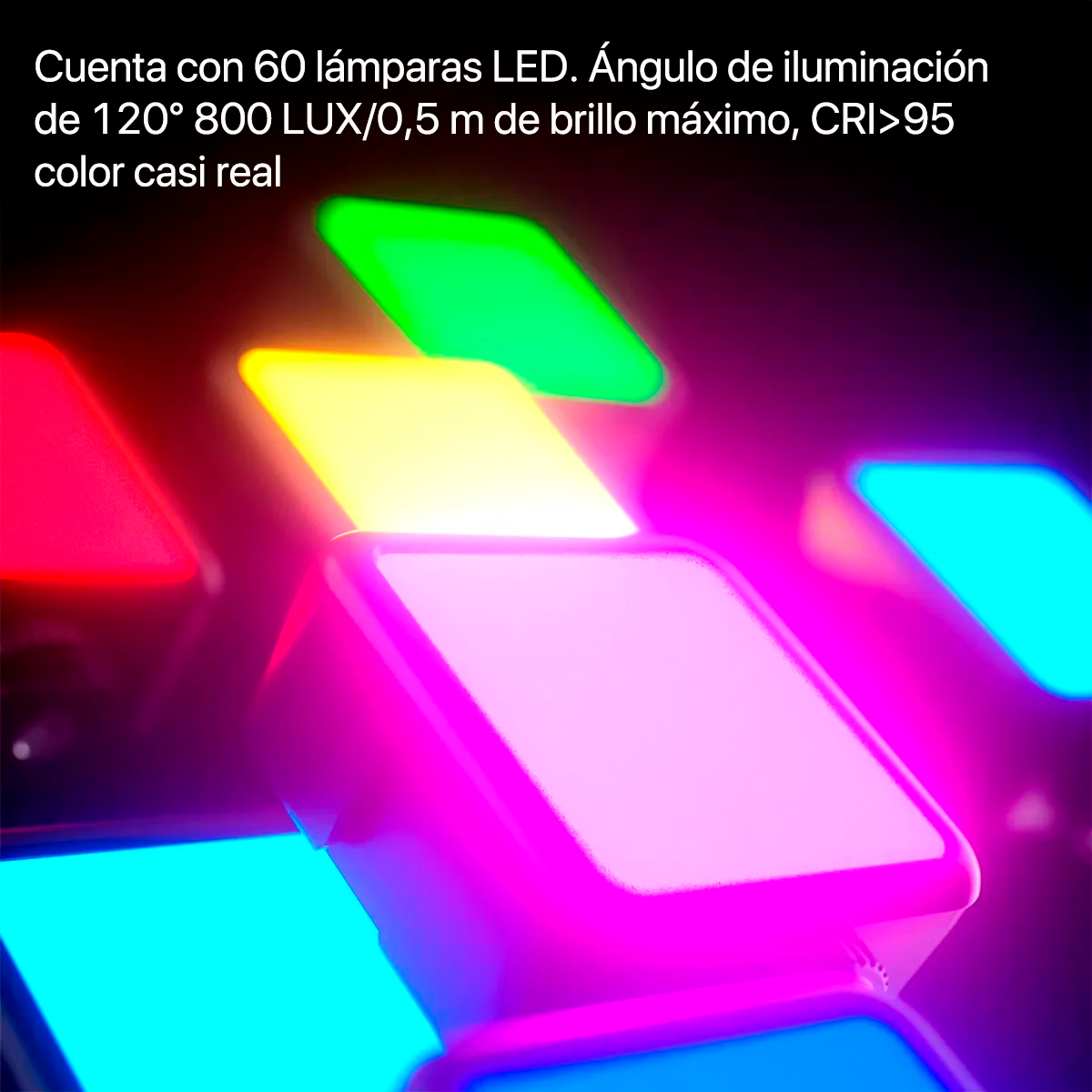 LED ULANZI VL49 RGB MINI RECARGABLE CAMARAS CELULARES - 6