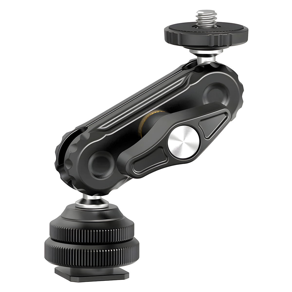 MONTURA DOBLE RÓTULA ULANZI R098 ZAPATA FRÍA Y ROSCA UNIVERSAL - 2