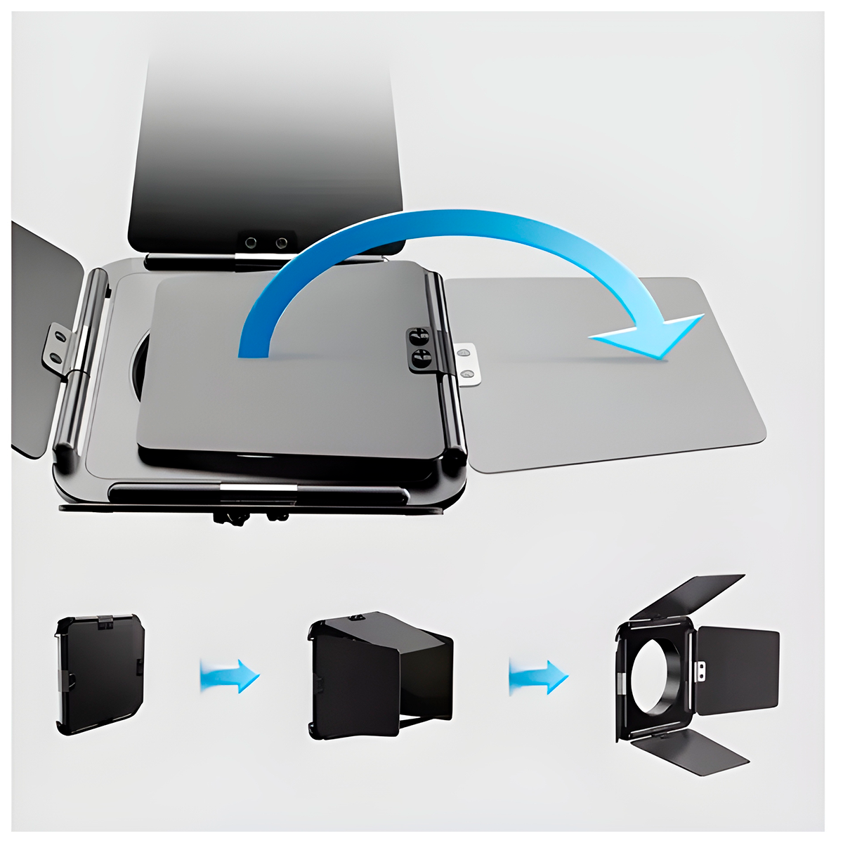 BARNDOOR ULANZI M4 PARA LUZ DE VIDEO MONTURA MINI BOWENS - 2