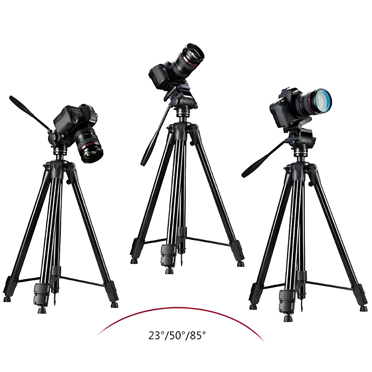 TRÍPODE PROFESIONAL WEIFENG WT-3970 IDEAL PARA CÁMARA Y CELULAR - 3