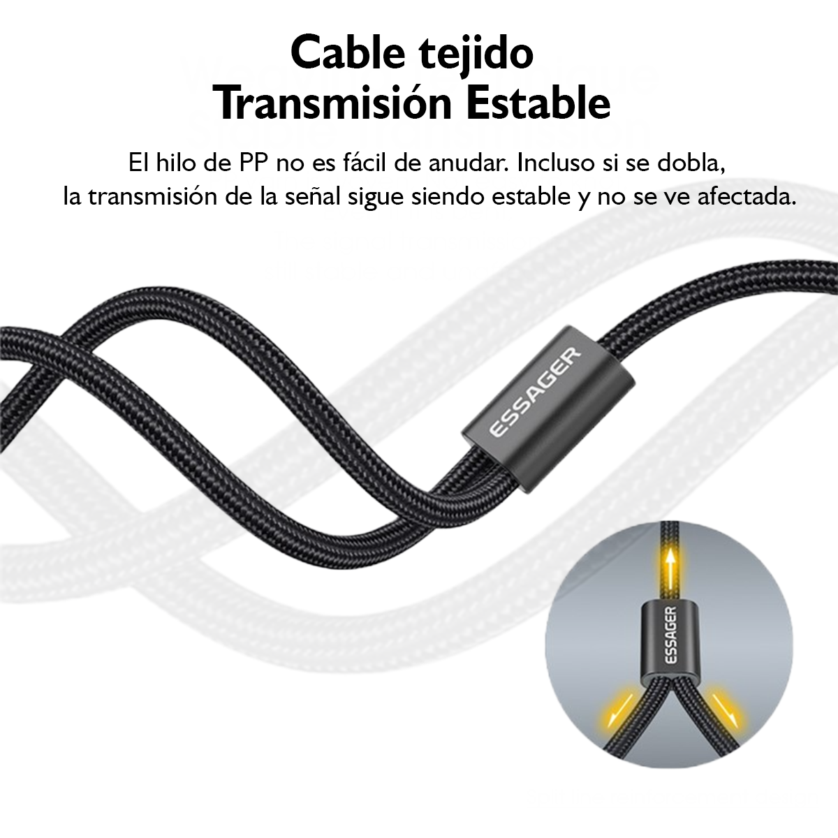 CABLE ADAPTADOR AUDIO 2 RCA A 1 JACK 3.5MM - 2M ALTA FIDELIDAD - 2