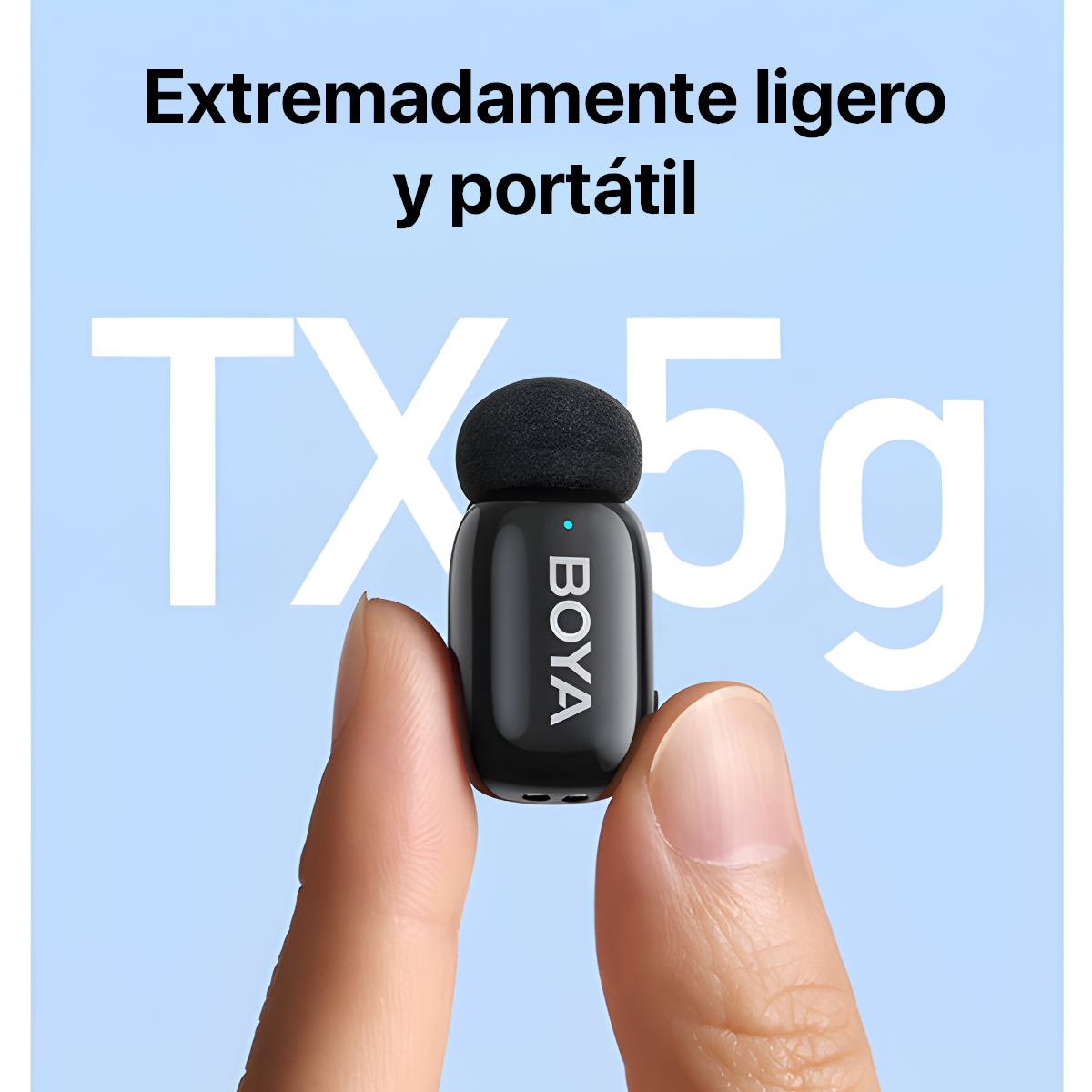 BOYA MINI-12 MICRÓFONO INALÁMBRICO USB-C LIGHTNING PARA IPHONE ANDROID - 2