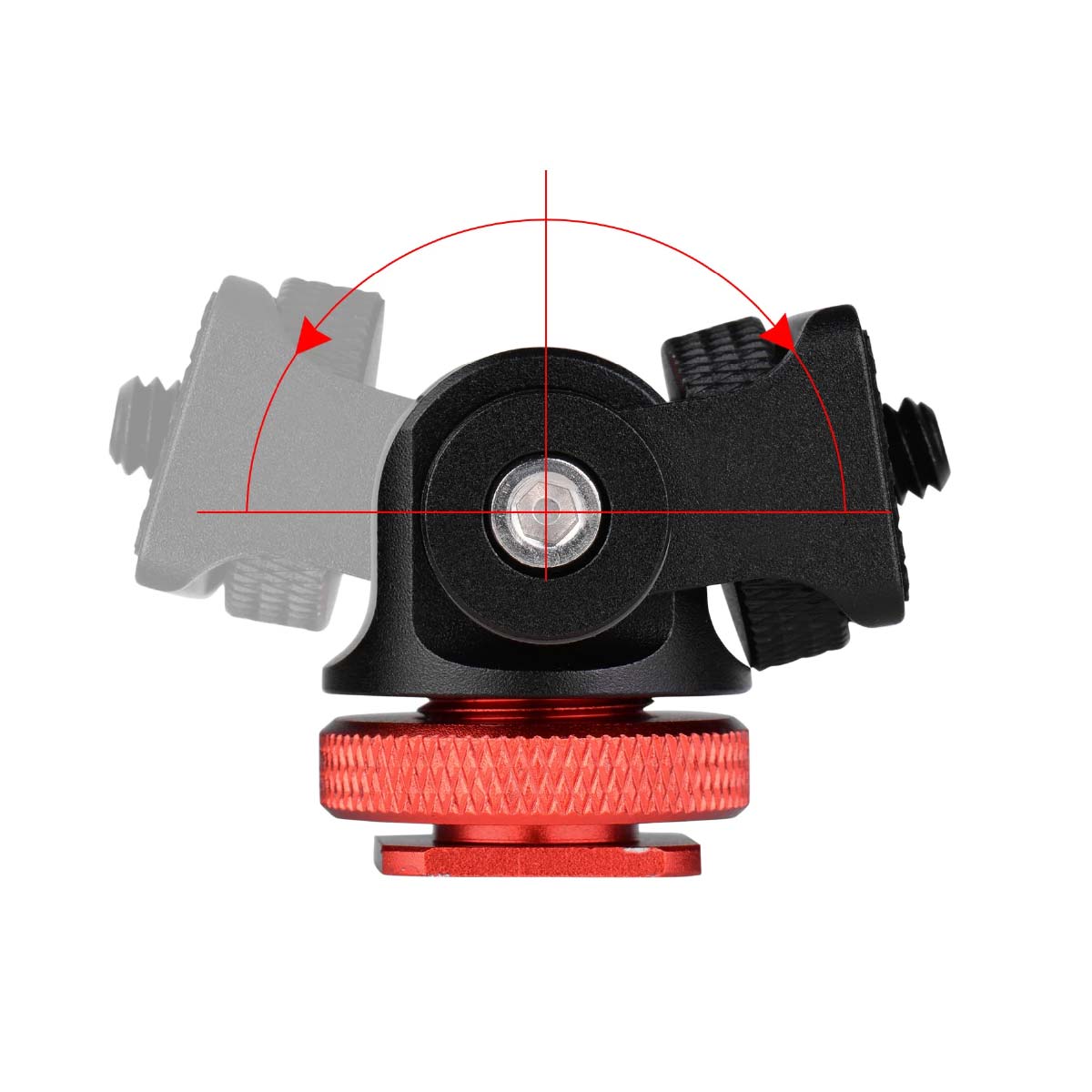 ADAPTADOR ANDOER ZAPATA FRIA A PERNO UNIVERSAL 1/4' COLOR ROJO - 6