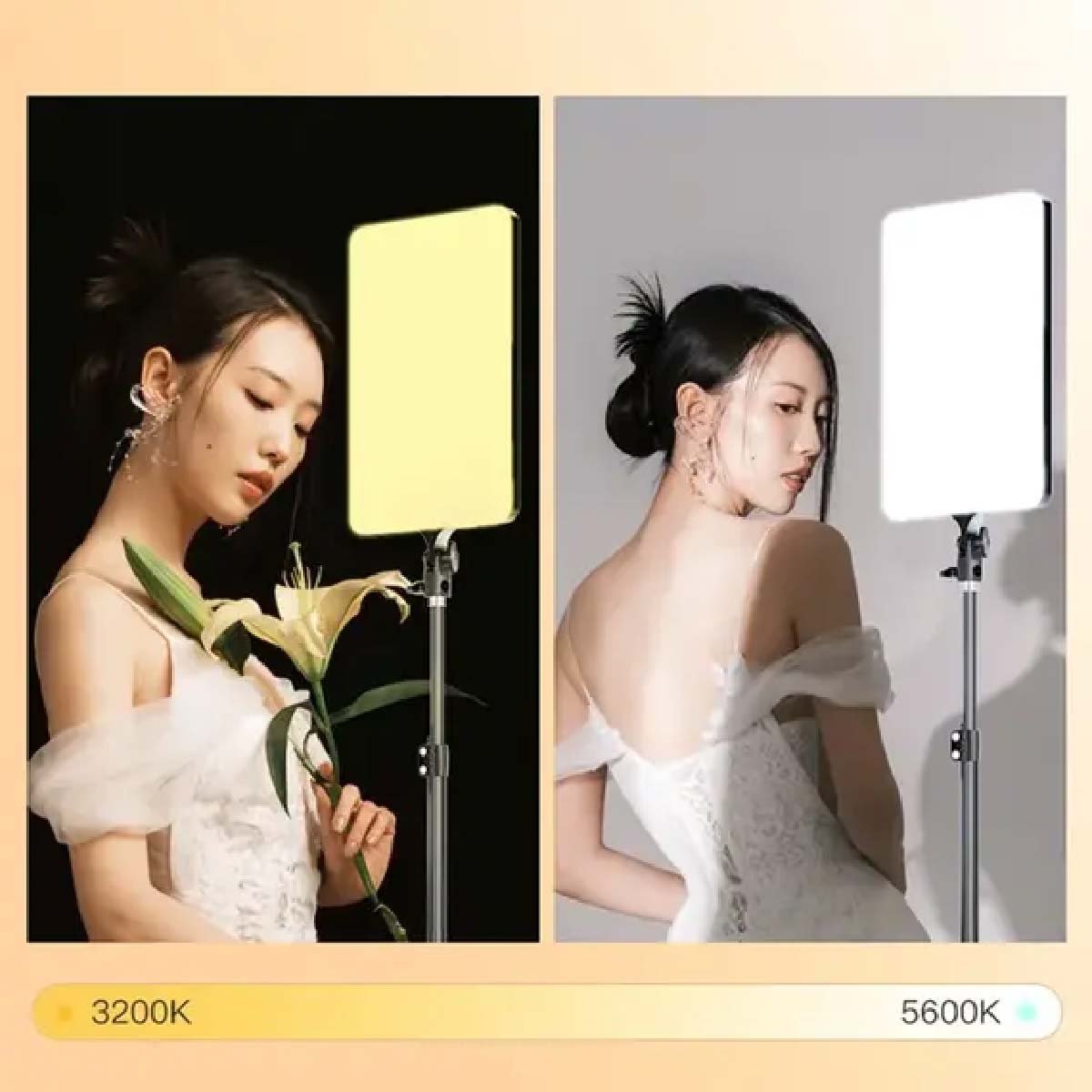 PANEL DE LUZ RGB DE 19' PM-48 PARA FOTOGRAFÍAS Y VIDEOS - 4