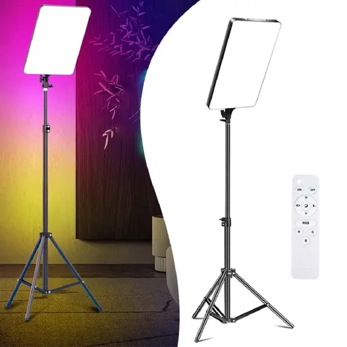 PANEL DE LUZ RGB DE 19' PM-48 PARA FOTOGRAFÍAS Y VIDEOS - 5