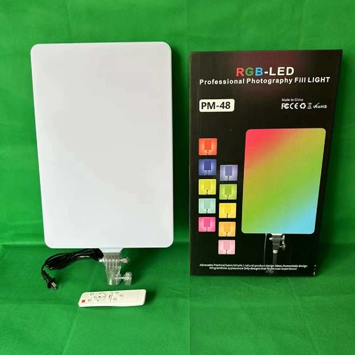 PANEL DE LUZ RGB DE 19' PM-48 PARA FOTOGRAFÍAS Y VIDEOS - 7