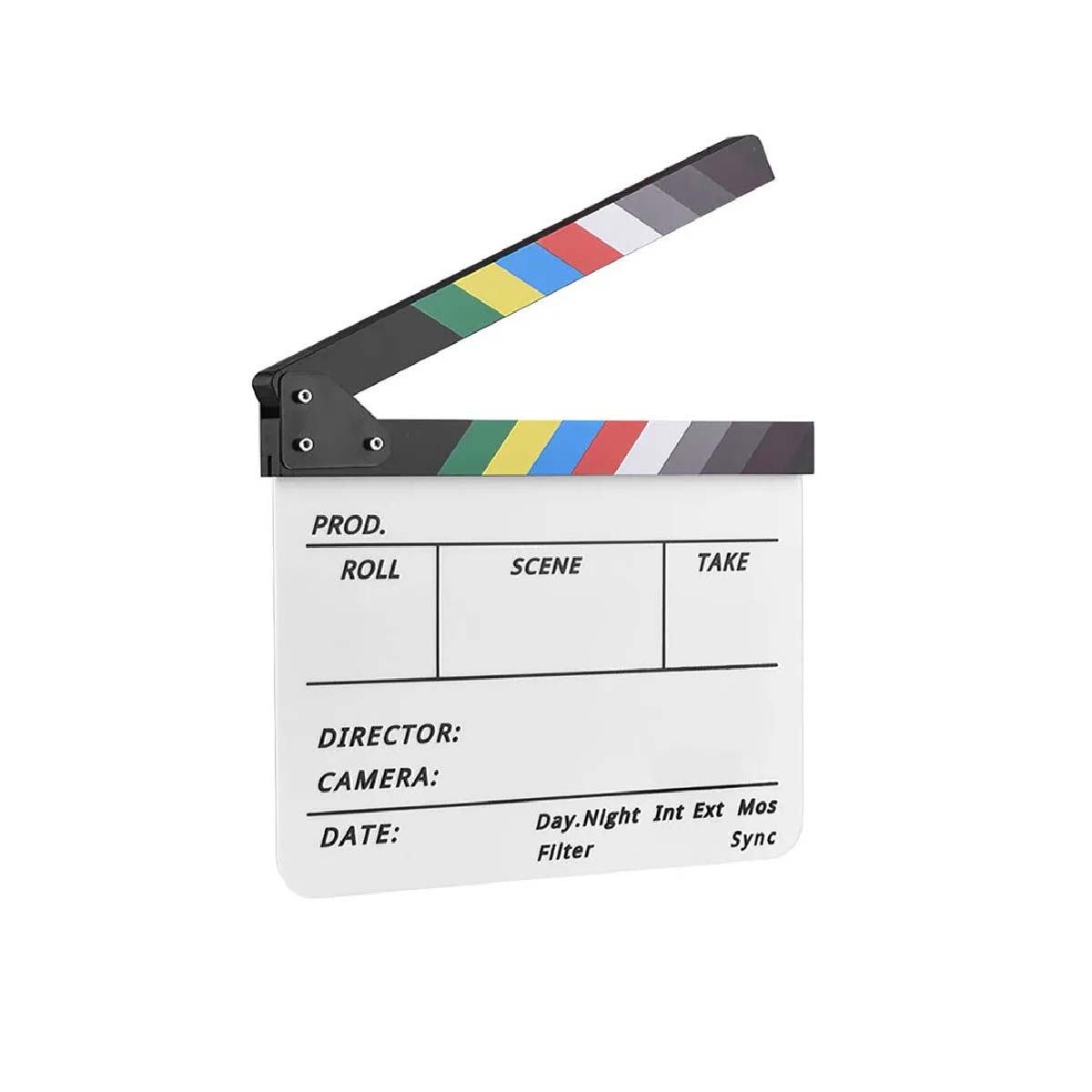 CLAQUETA ACRÍLICA PROFESIONAL CLAP PARA GRABACIÓN DE VIDEOS - CINE - 1