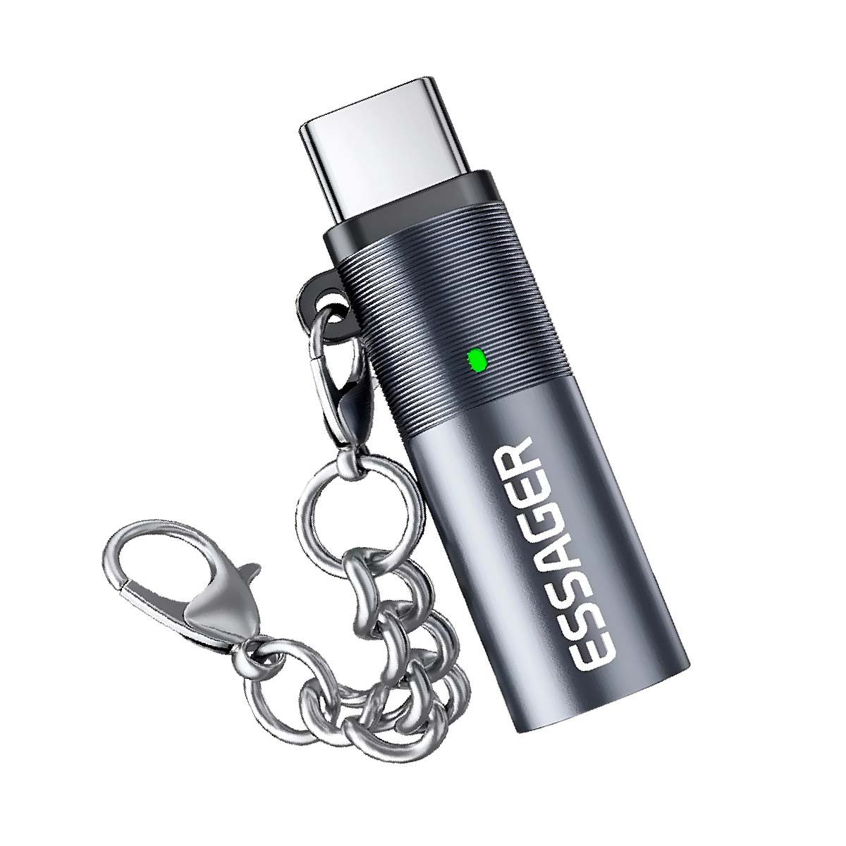 MINI ENCENDEDOR ELÉCTRICO  ESSAGER TIPO C PARA CELULAR  FÁCIL TRANSPORTE - 2