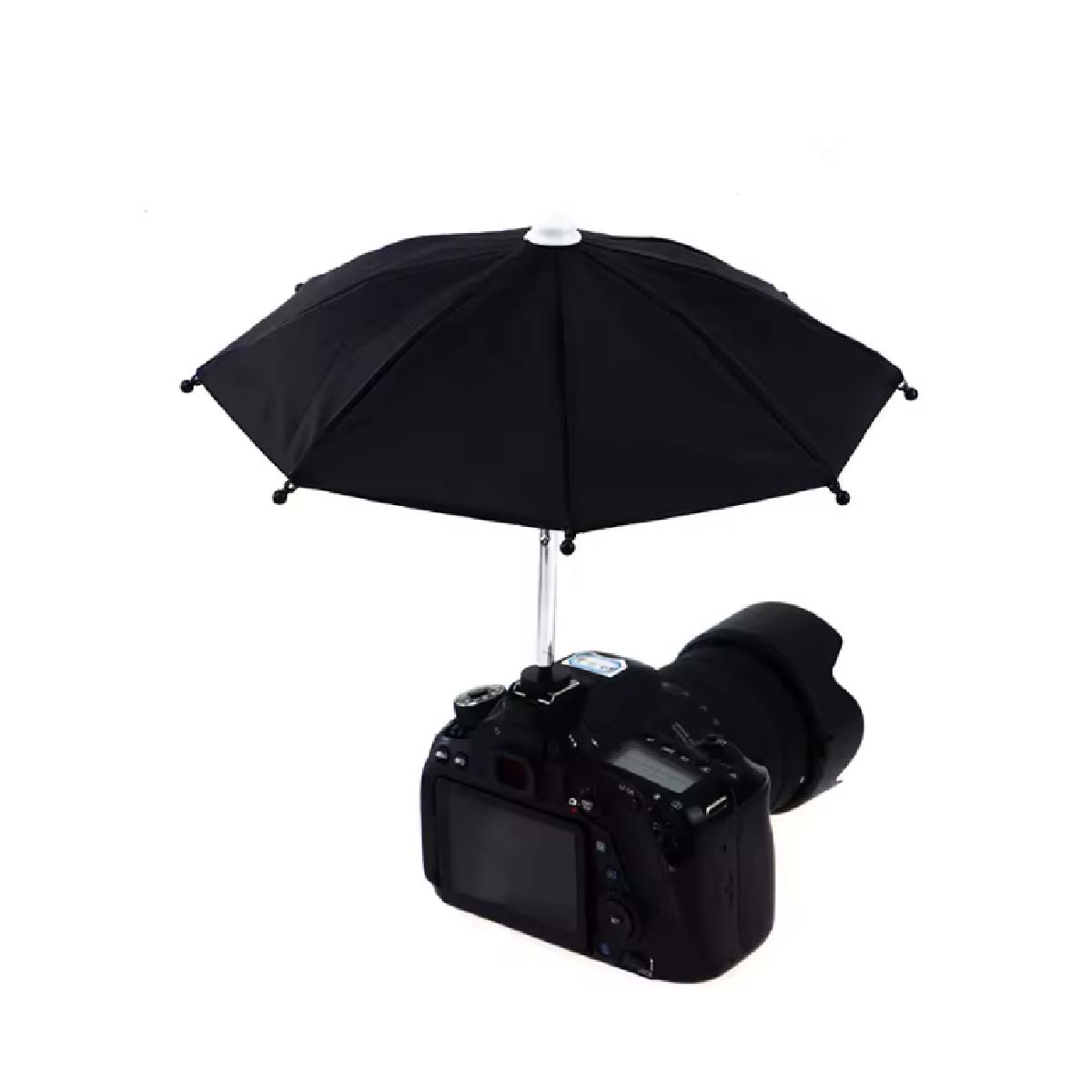 MINI PARAGUAS CON ZAPATA PARA CÁMARA- IDEAL PARA FOTOGRAFÍAS - 6